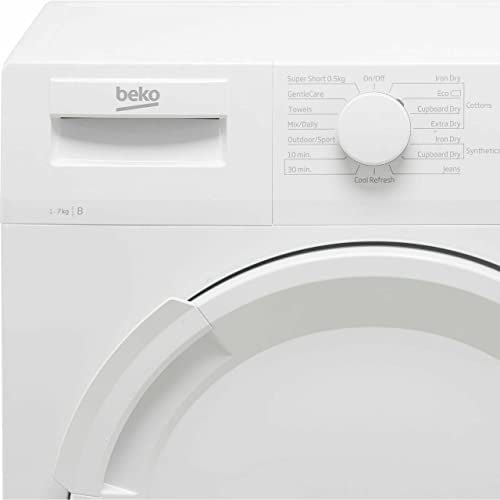 Beko DTLCE70051W 7kg Freestanding Condenser Tumble Dryer - White