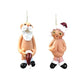 Christmas Naughty Santa Christmas Ornament Decorations 5CM Stocking Cap Santa Ornament Naked Santa Decorative Xmas Decor Ornaments Party Gifts (Small)