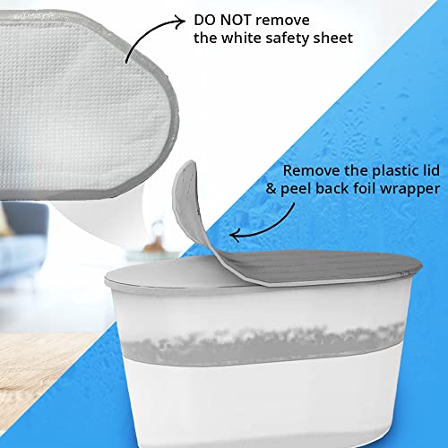 ANSIO Dehumidifier 500ml Pack of 10 Condensation Remover Moisture Absorber Dehumidifiers for Damp, Mould, Moisture in Home, Kitchen, Wardrobe, Bedroom