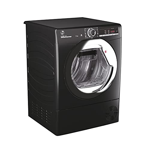 Hoover H-Dry 300 HLEC10TCEB Freestanding Condenser Tumble Dryer, Sensor Dry, WiFi Connected, 10 kg Load, Black