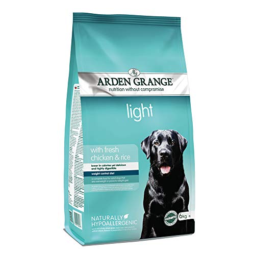 Arden Grange Adult Dry Dog Food Light with Fresh Chicken and Rice, 6 kg