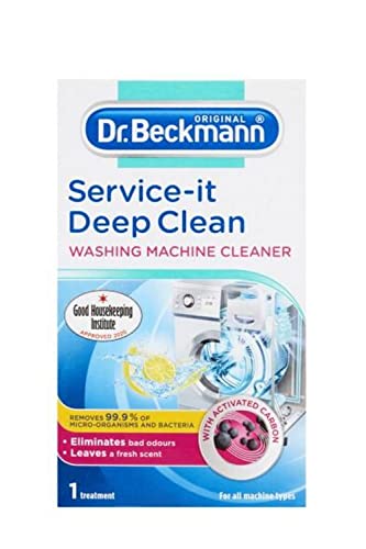 Dr. Beckmann Service-it Deep Clean Washing Machine Cleaner | Removes 99,99 % of bacteria and fungi and viruses | eliminates bad odours | 250 g