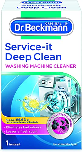 Dr. Beckmann Service-it Deep Clean Washing Machine Cleaner | Removes 99,99 % of bacteria and fungi and viruses | eliminates bad odours | 250 g