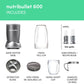 nutribullet Blender 600 Series - Powerful 20,000 RPM Extractor Blends Frozen Fruit, Nuts & Ice - 7 Piece Kit Includes 1x Tall Cup, 1x Short Cup, 1x Handled Ring & 1x Sealable Lid - Ideal for Smoothies