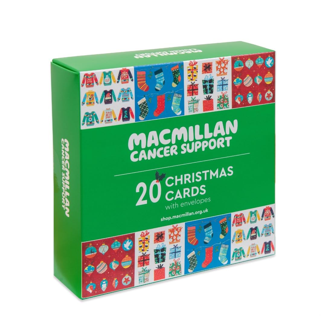 Macmillan Festive Fun Charity Christmas Cards - 20 pack