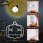 LOLStar Halloween Decorations 3 Pack Orange Pumpkin, White Ghost, Purple Bat Halloween Window Lights with Suction Cup, Battery Operated Halloween Lights, 2023 Upgrade Slow Fade and Mode Timer Function