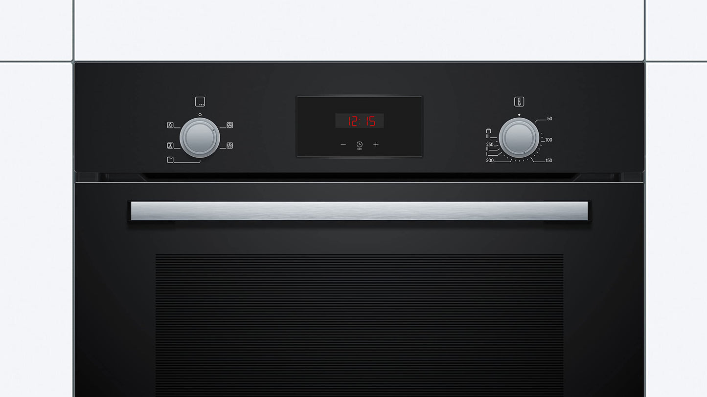 Bosch Home & Kitchen Appliances Bosch HHF113BA0B A Rated Built-In Electric Single Oven - Stainless Steel