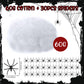 Jsdoin 60g Halloween Spider Web Decoration, with 30pcs Fake Spiders, Stretchable Halloween Cobwebs for Halloween Decorations