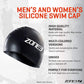 ZONE3 Men's and Women's Silicone Swim Cap - 48g (Orange)