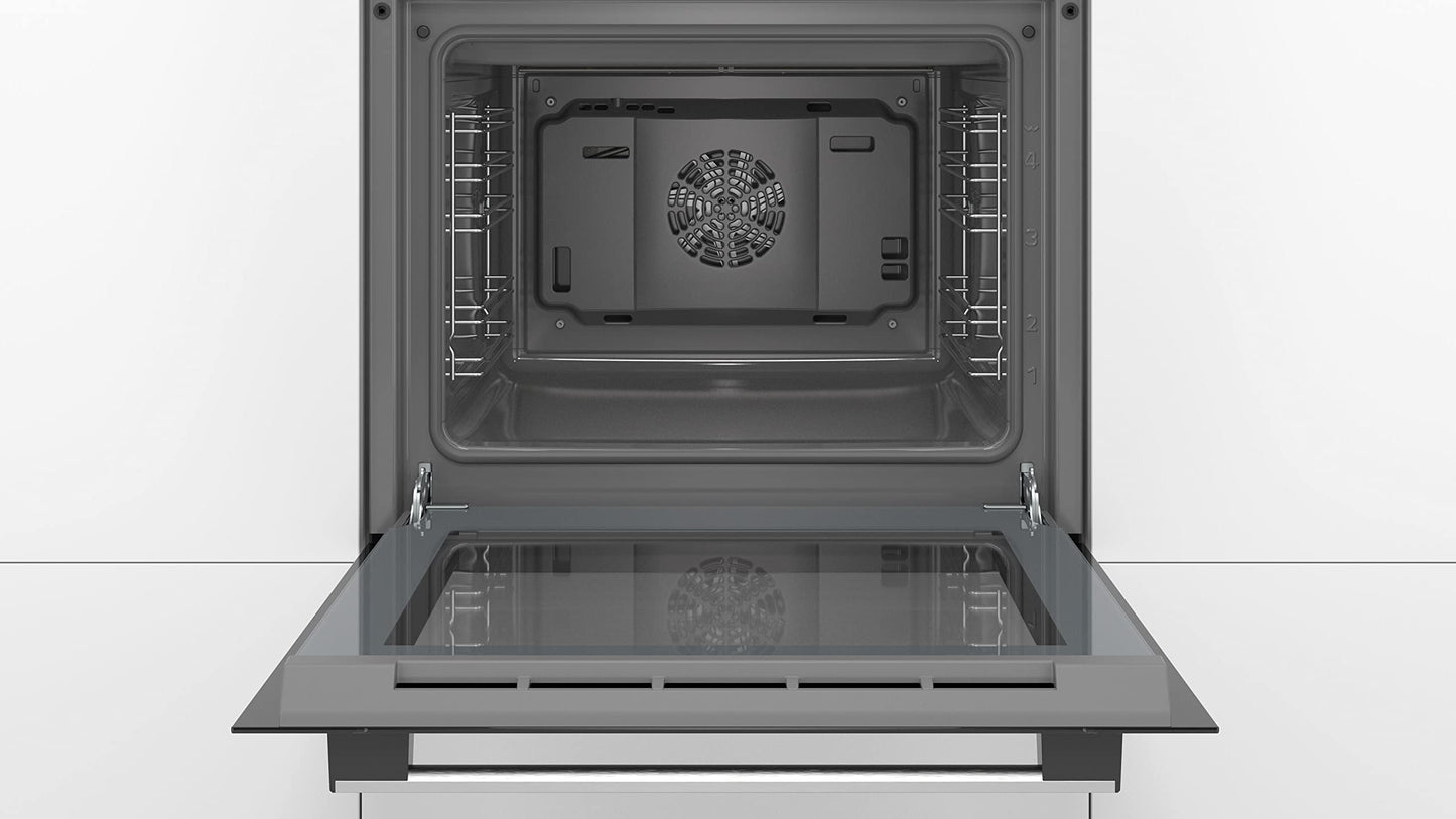 Bosch Home & Kitchen Appliances Bosch HHF113BA0B A Rated Built-In Electric Single Oven - Stainless Steel