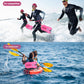 Swim Buoy Tow Float Dry Bag,Wild Swimming Float and Waterproof Phone Case,Inflatable Watertight Dry Bag,for Open Water Swimming Sports Kayakers Triathletes Snorkelers,Swim Bubble Highly Visible