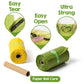 YORJA Dog Poo Bags, 360 Pet Poop Bags, Extra Thick and Strong 100% Leak-Proof Biodegradable Waste Bags